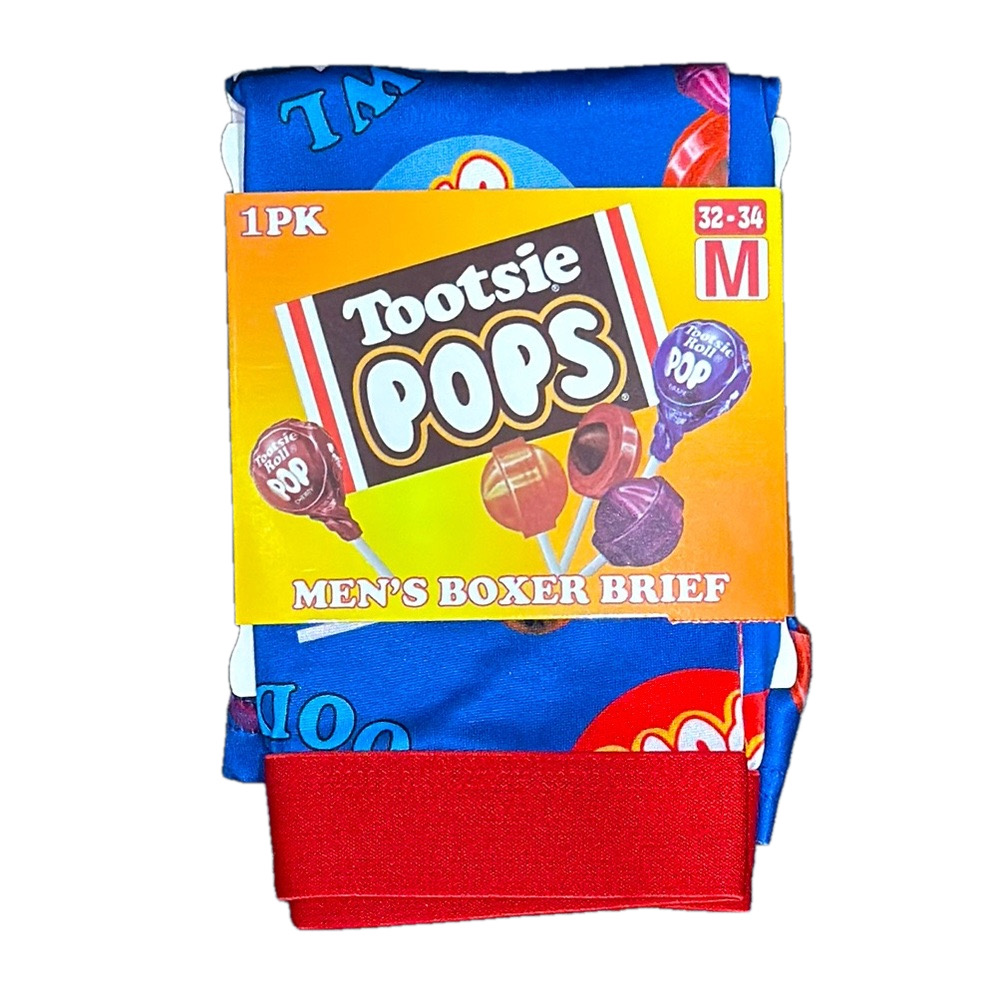 Mens Tootsie Pops Licensed Boxer Briefs - Size Medium - NWT